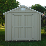 10x12 Gable 7' sidewalls large door#3